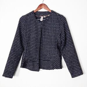 Dolan Women’s Tweed Jacket Old Money Office Siren Quiet Luxury Tailored Fit S